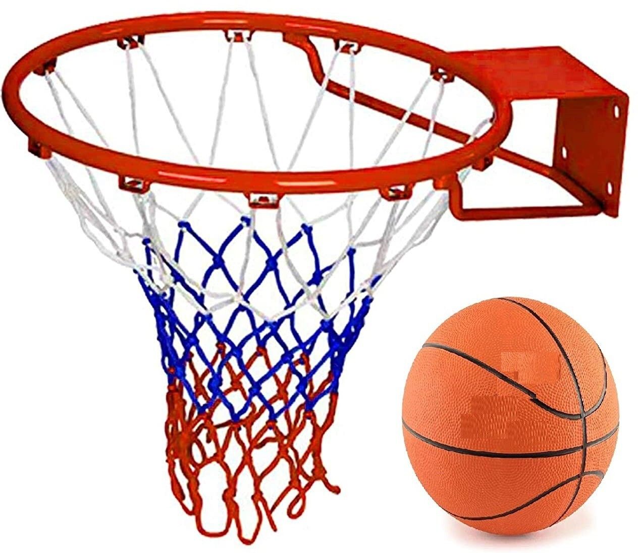 pargati Professional Heavy Basketball Stand with net and 7 no Basketball Basketball - Size: 7-picture-41