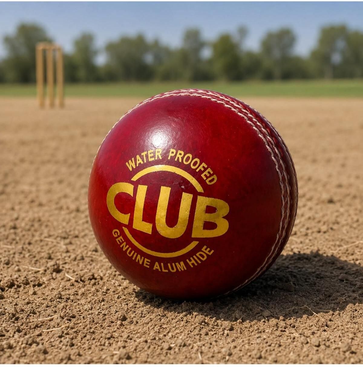 kargau Professional Red Leather Cricket Ball for Club & Tournament Cricket Leather Ball-picture-5