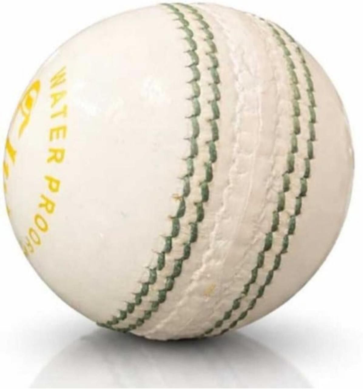 kargau Professional White Leather Cricket Ball for Club Matches Cricket Leather Ball-picture-6