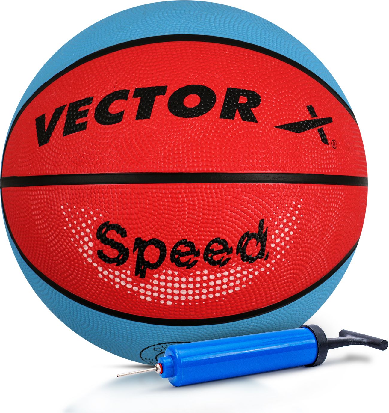 vector x Speed Baksetball With Pump Basketball - Size: 7-picture-42