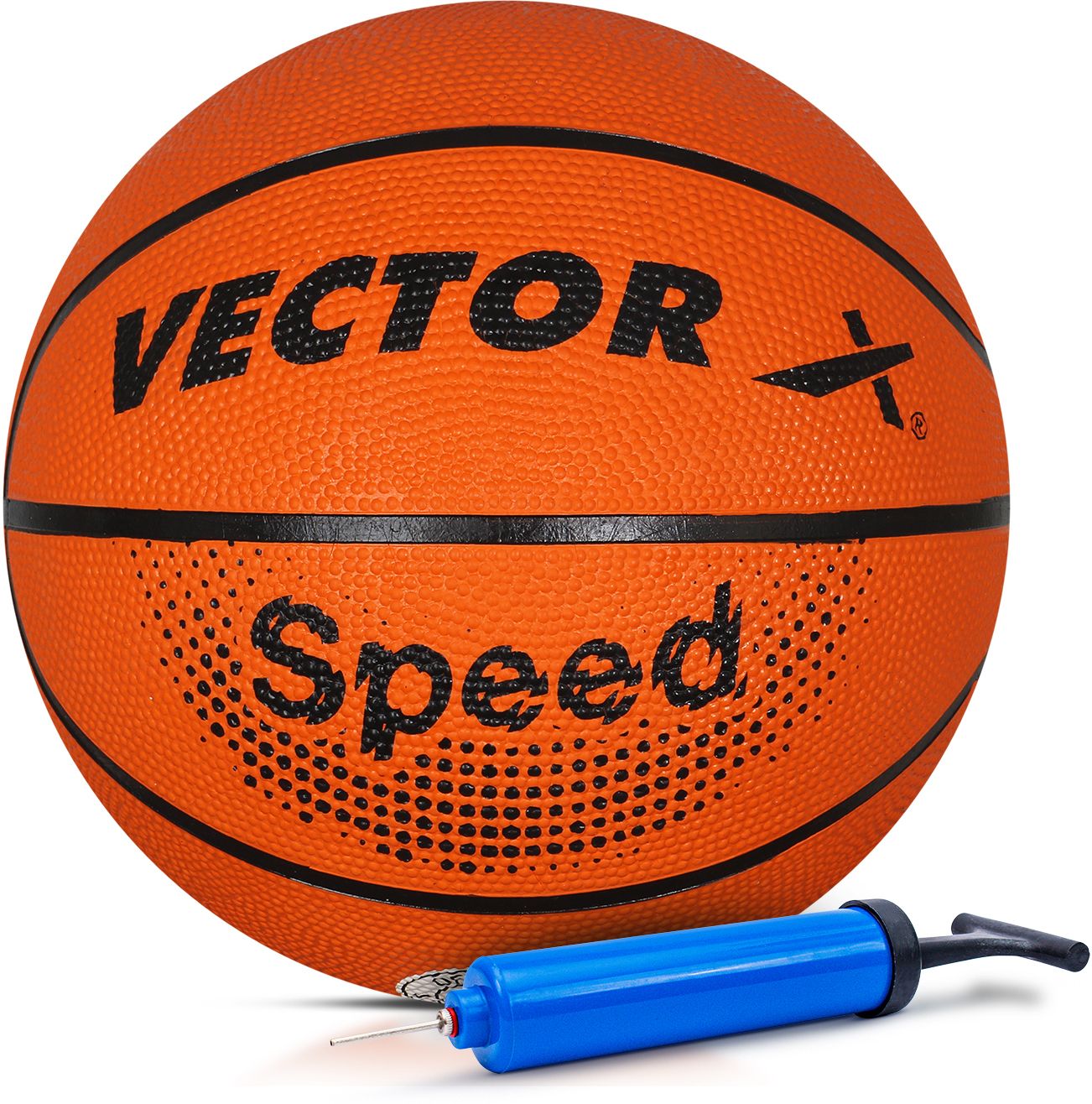 vector x Speed Baksetball With Pump Basketball - Size: 7-picture-33