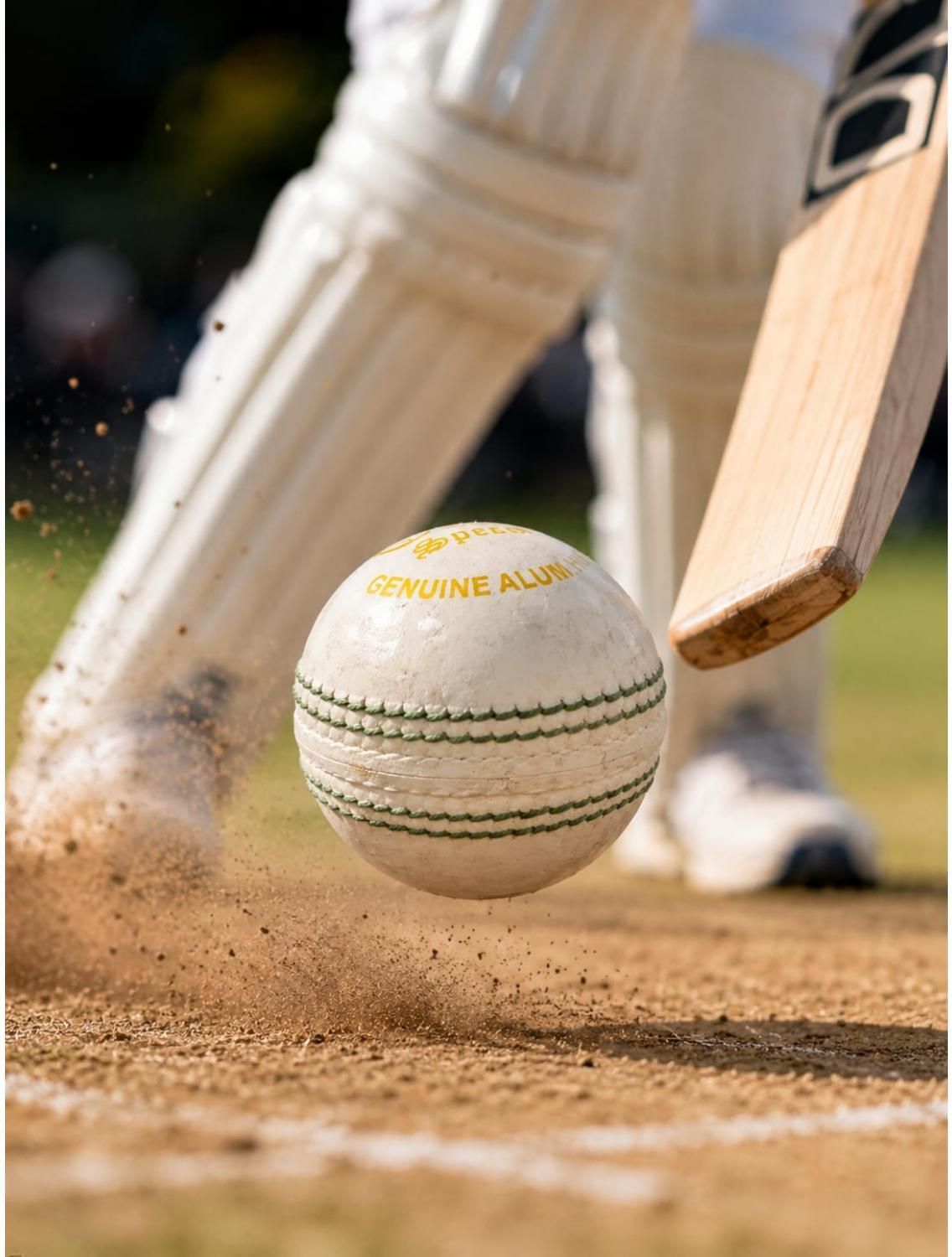 kargau Senior Size White Leather Cricket Ball for Training & Practice Cricket Leather Ball-picture-29
