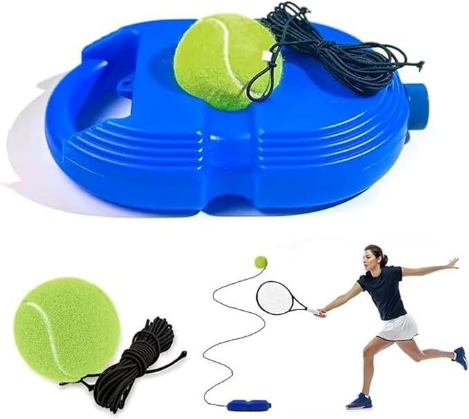 yashchandila Tennis & Cricket Practice Ball with String Trainer Rebound Ball for Boys & Girls Cricket Training Ball-picture-10