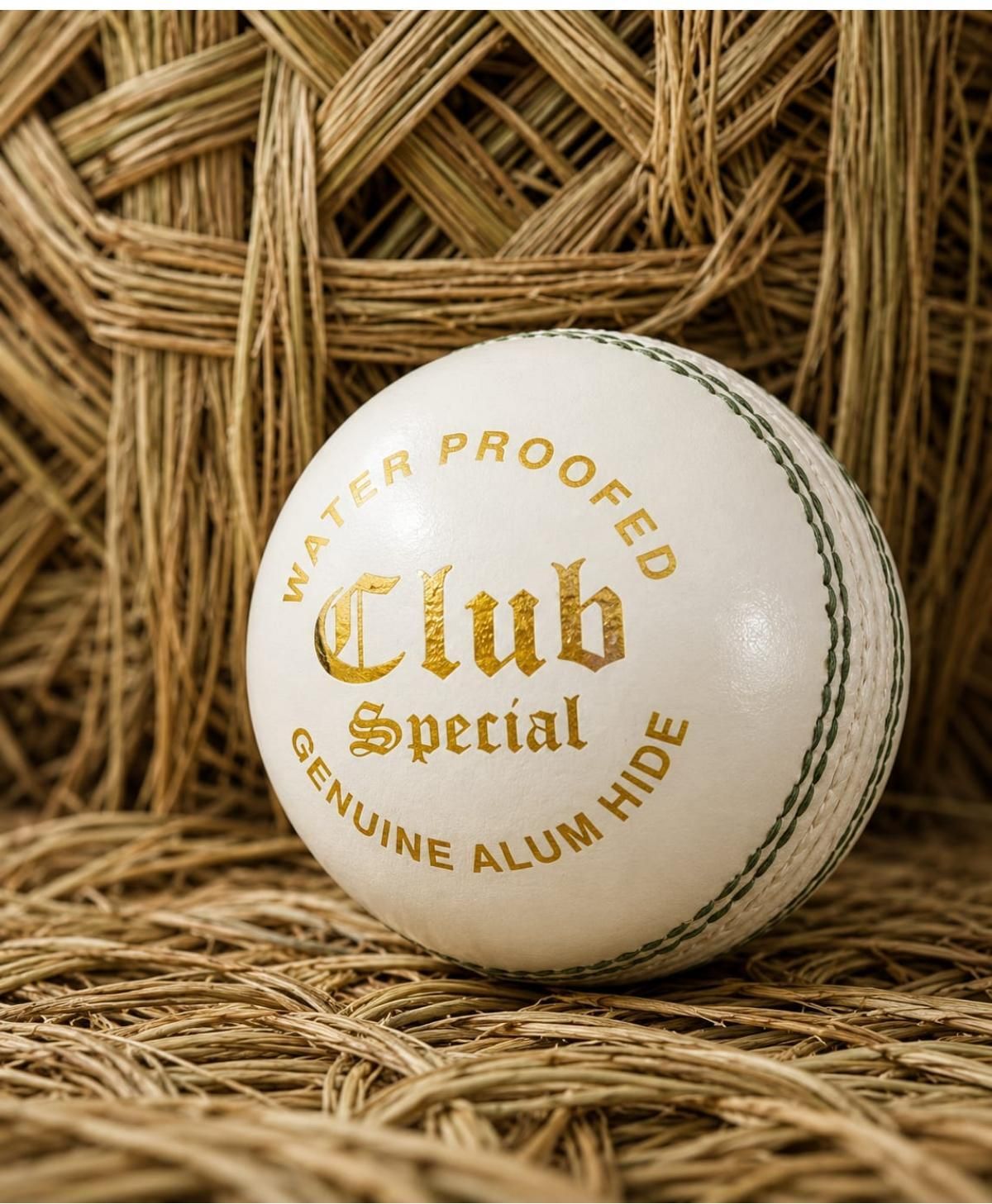 kargau Match Quality White Leather Cricket Ball – Premium Finish Cricket Leather Ball-picture-7