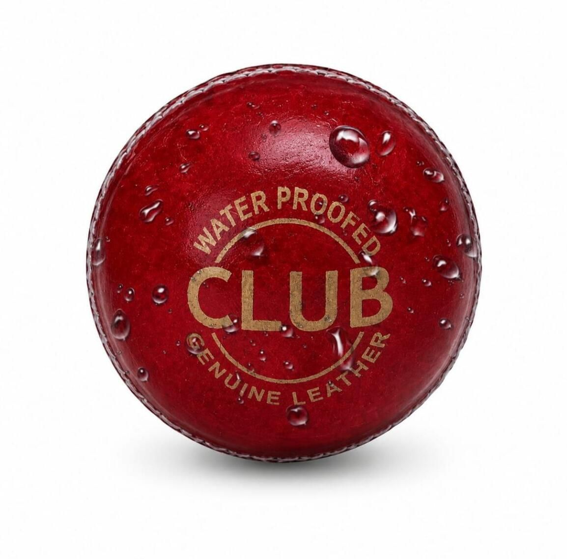 kargau Club Special Genuine Alum Hide Leather Cricket Ball – Red Cricket Leather Ball-picture-3