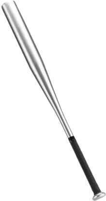 hackerx 34 inch Best Quality Non-Slip Alloy Steel Baseball Bat Silver Alloy Baseball Bat For 15+ Yrs-picture-0