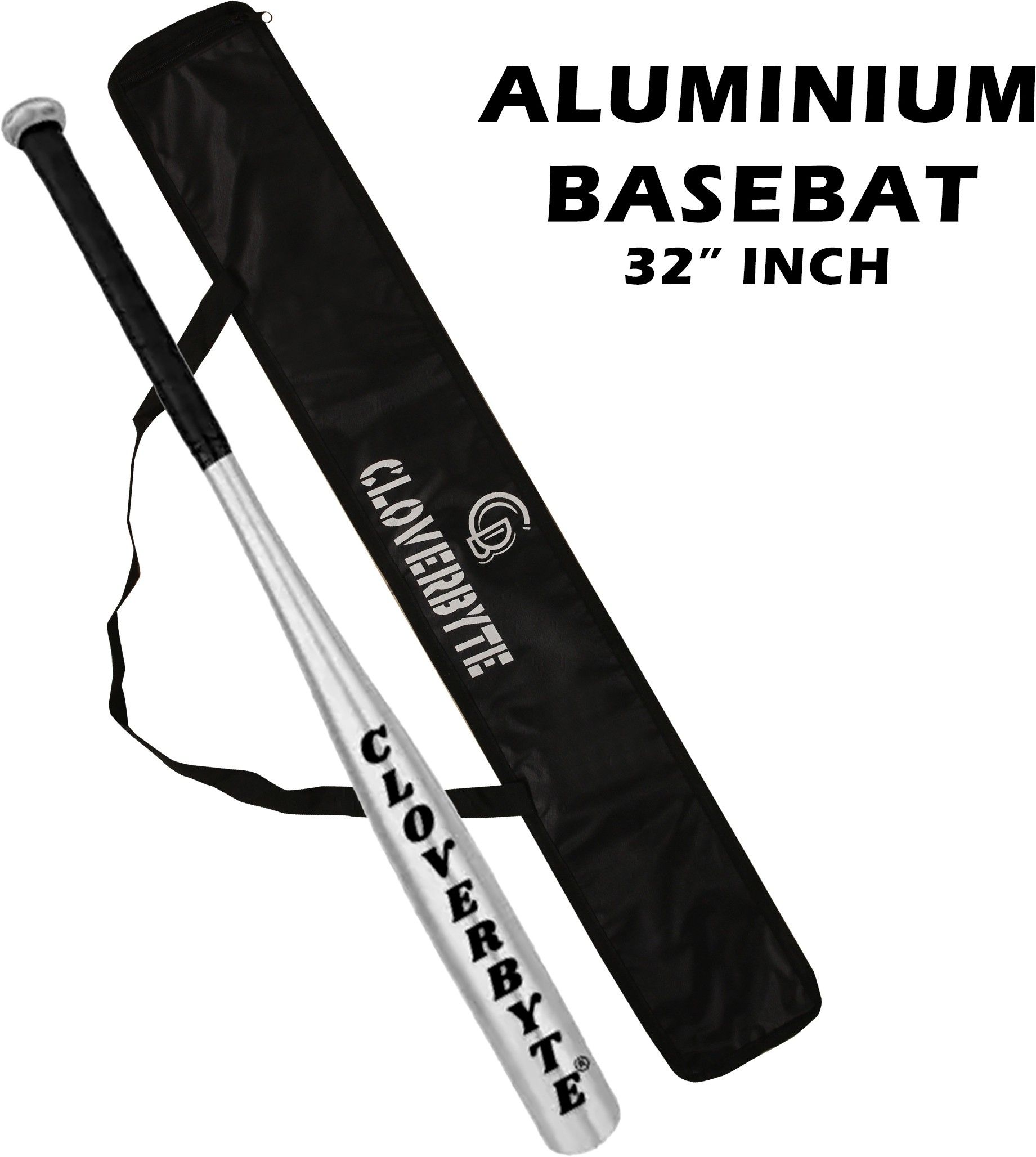 Aluminum 32'Inch Basebat Combo With Basebat Cover Light Weight Aluminium BaseballBat For 15+ Yrs