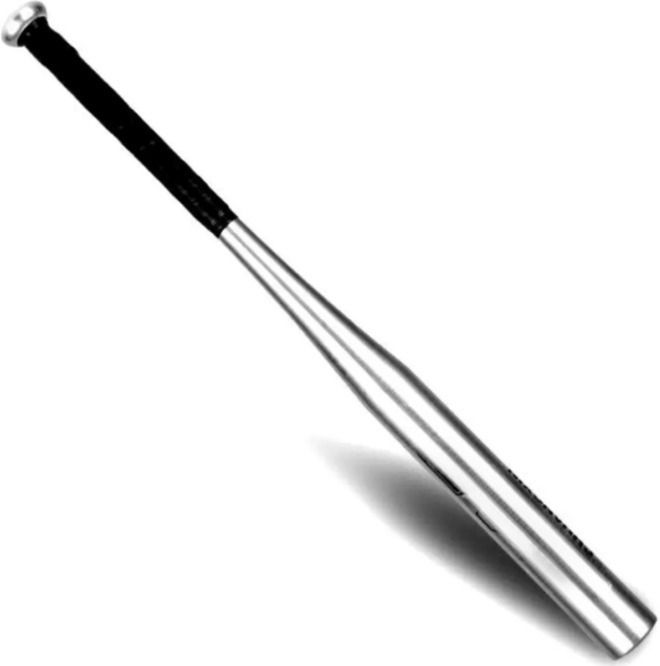 hackerx 34 Inches Non Slip Metal Alloy Baseball bat with Rubber Grip Premium Silver Alloy Baseball Bat For 15+ Yrs-picture-48