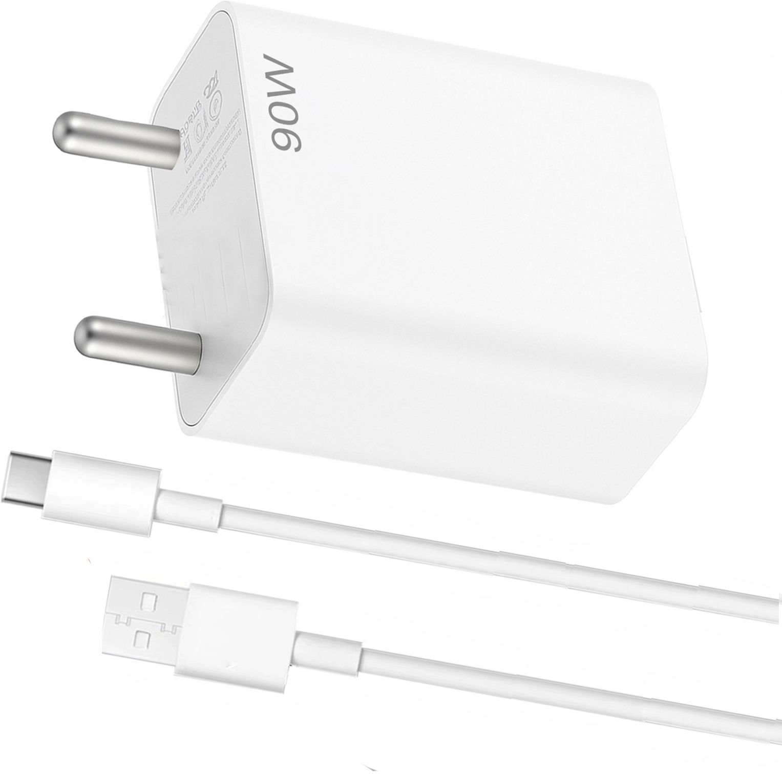OTD 90 W SuperVOOC 6 A Wall Charger for Mobile with Detachable Cable-image-37