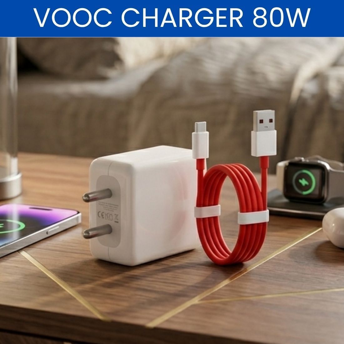 SYARA SuperVOOC 6 A Wall Charger for Mobile with Detachable Cable-image-18