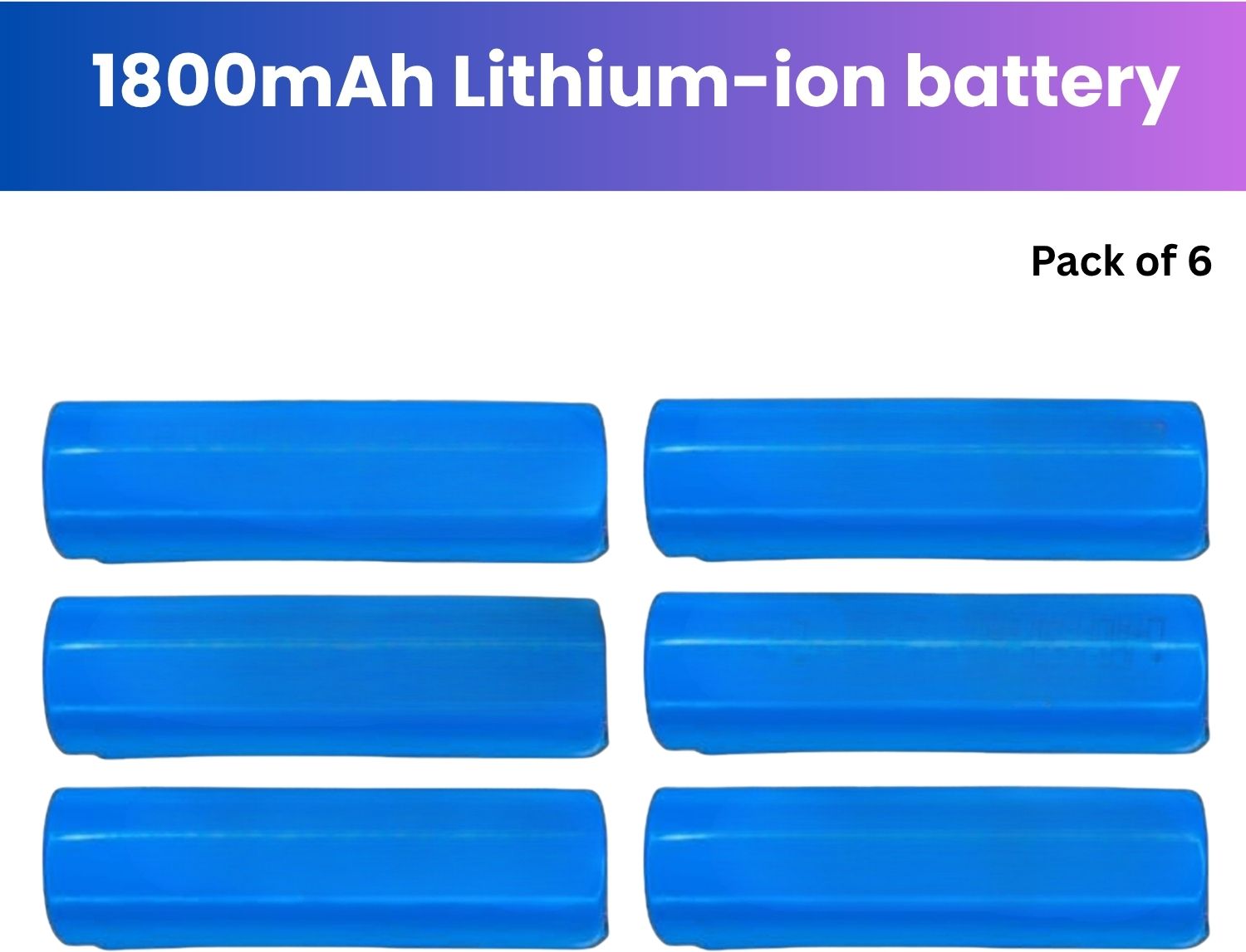 clairbell 1800mAh Rechargeable Lithium-ion , High Backup Power Cells for TorchSE130 Battery-picture-46