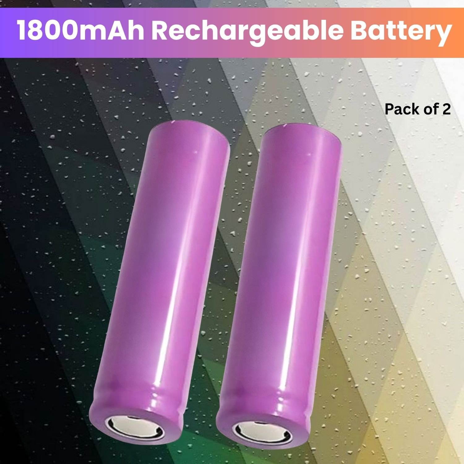 clairbell 1800mAh Rechargeable Lithium-ion , High Backup Power Cells for TorchEB383 Battery-picture-34