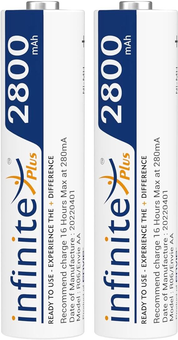 envie AA 2800 mAh Ni-MH Infinite Plus AA High Capacity Ready to Use Battery-picture-5