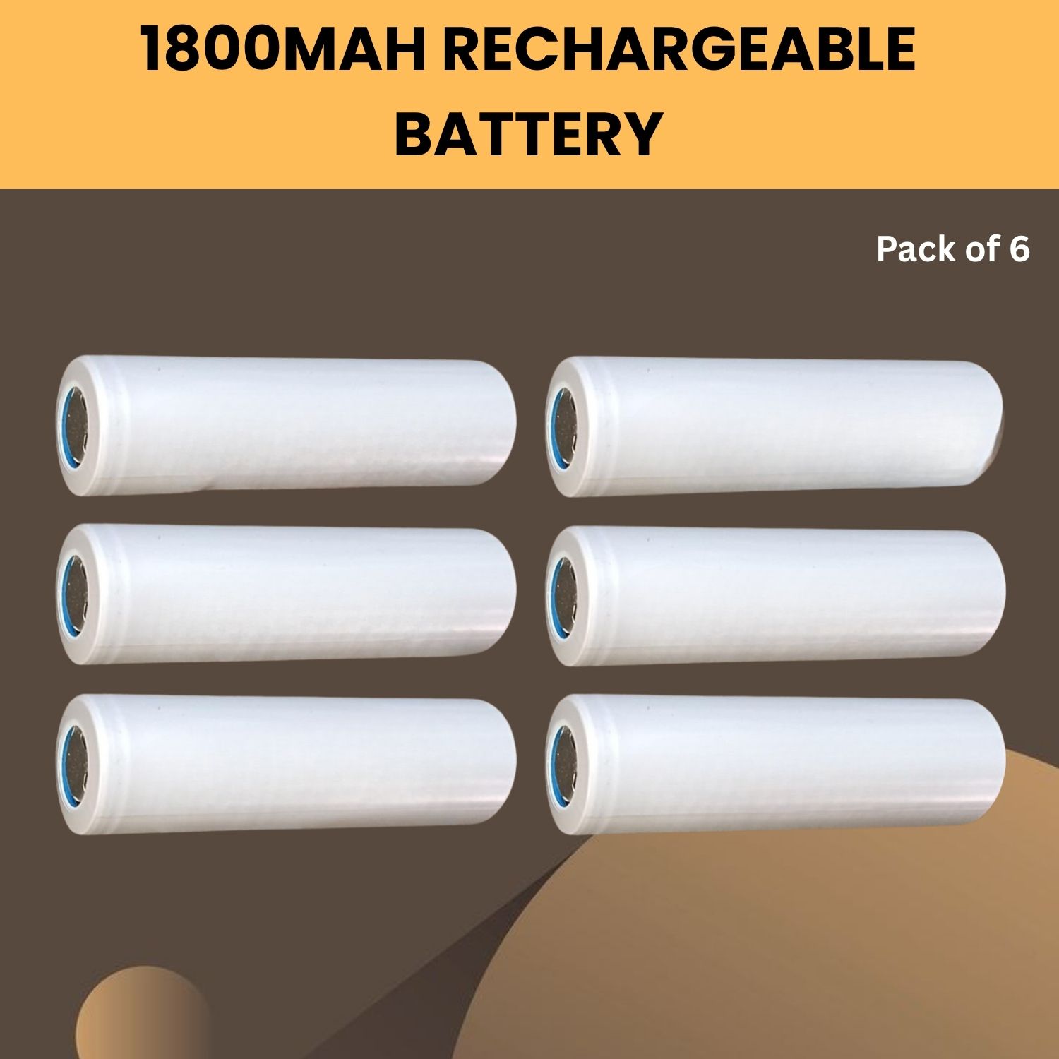 clairbell 1800mAh Rechargeable Lithium-ion , High Backup Power Cells for TorchDE407 Battery-picture-8