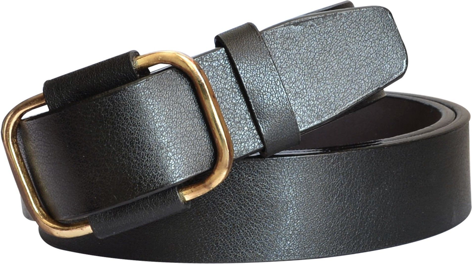Women Casual Black Synthetic Belt-image-44