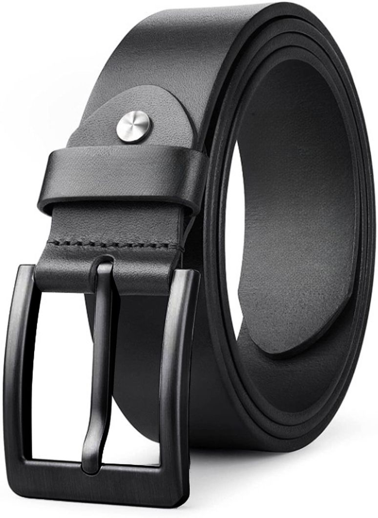zaphod Men Black Genuine Leather Belt-picture-21