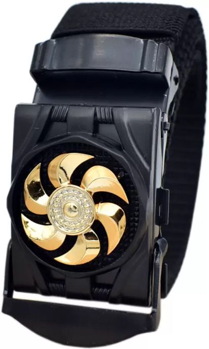 niddleman Men Black Nylon Belt-picture-10