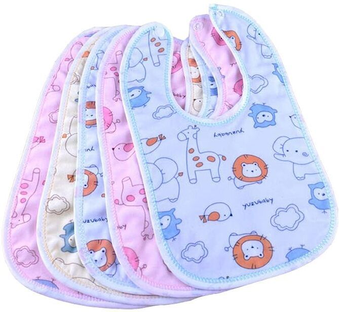 safeline plus Baby Cotton Waterproof Bibs | Feeding Infants and Toddlers| Useful Baby Gift-picture-12