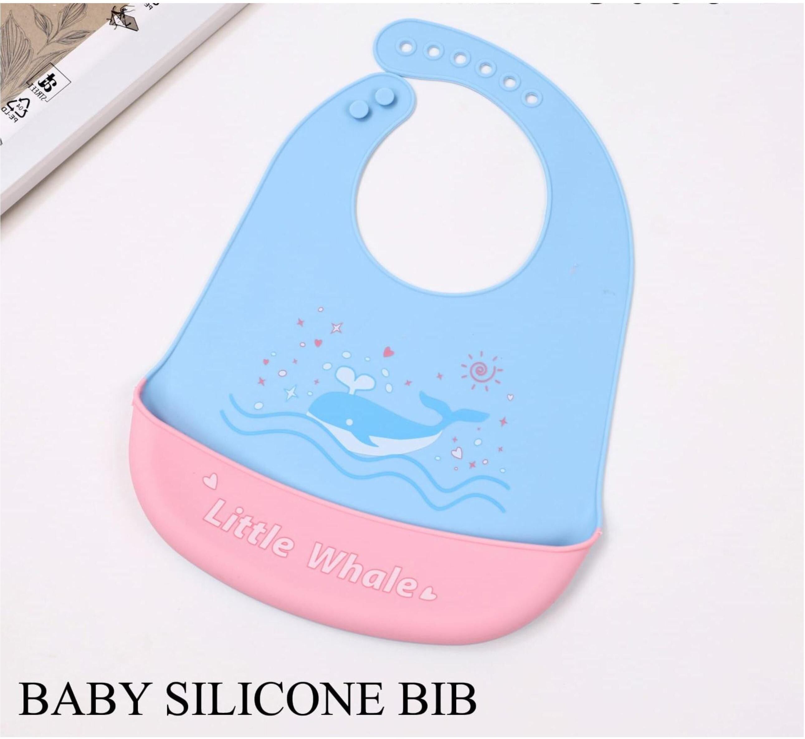 atharv nest Premium Soft Silicone Waterproof Baby Bib, 6Months to 3Years, Adjustable Strap-picture-29