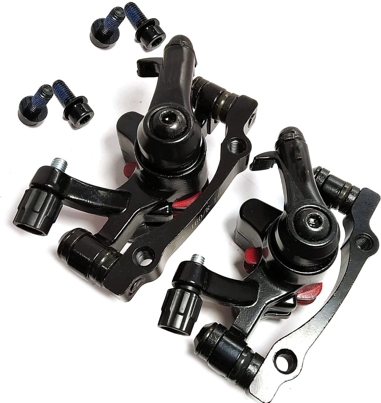 dstechbar Cycle Disc Brake Caliper Mechanical Front Rear Disk F180/R160 , F160/R140 2pc Bicycle Brake Disk-picture-18