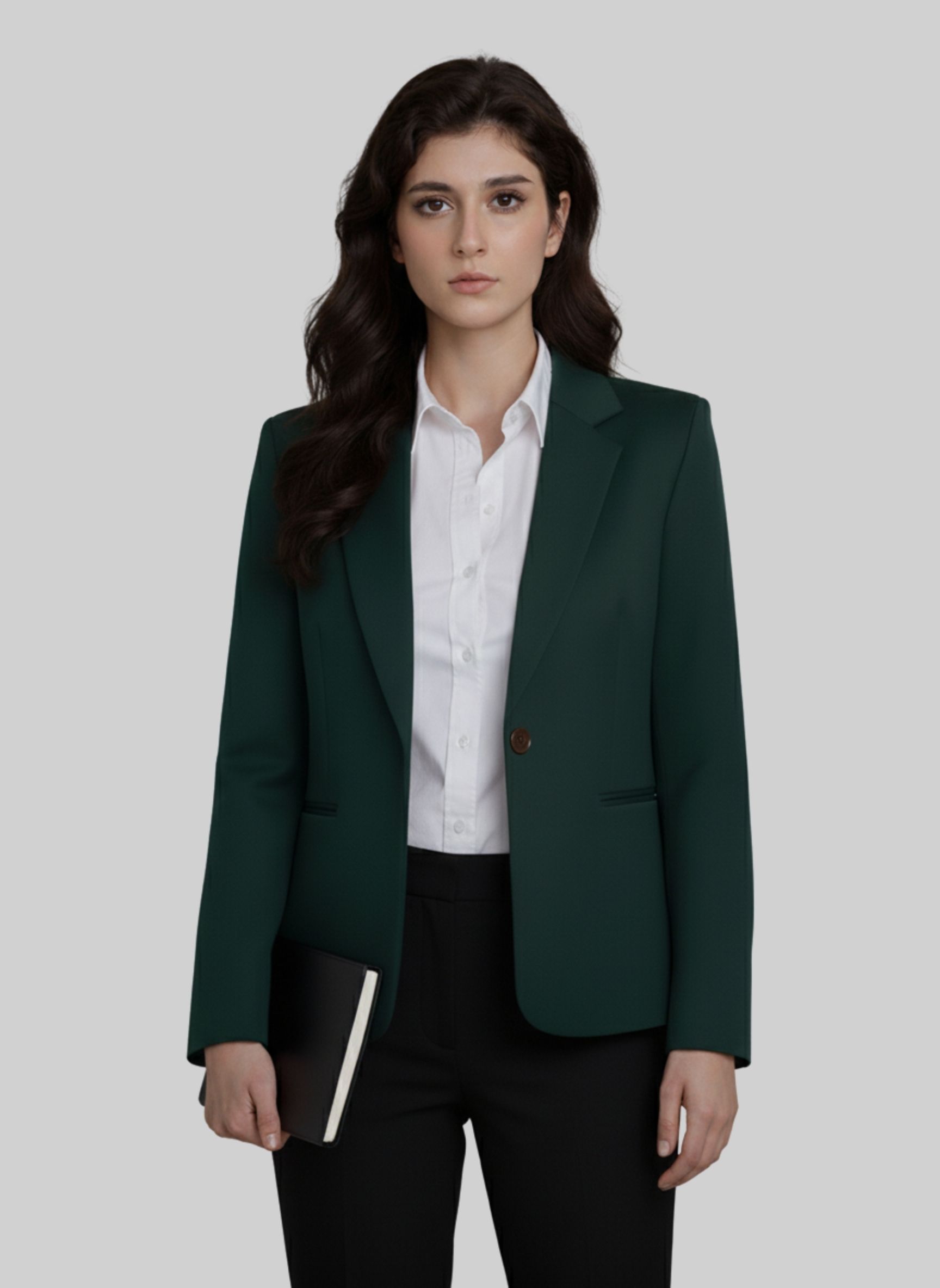 rocksy Women Solid Single Breasted Casual Blazer-picture-21