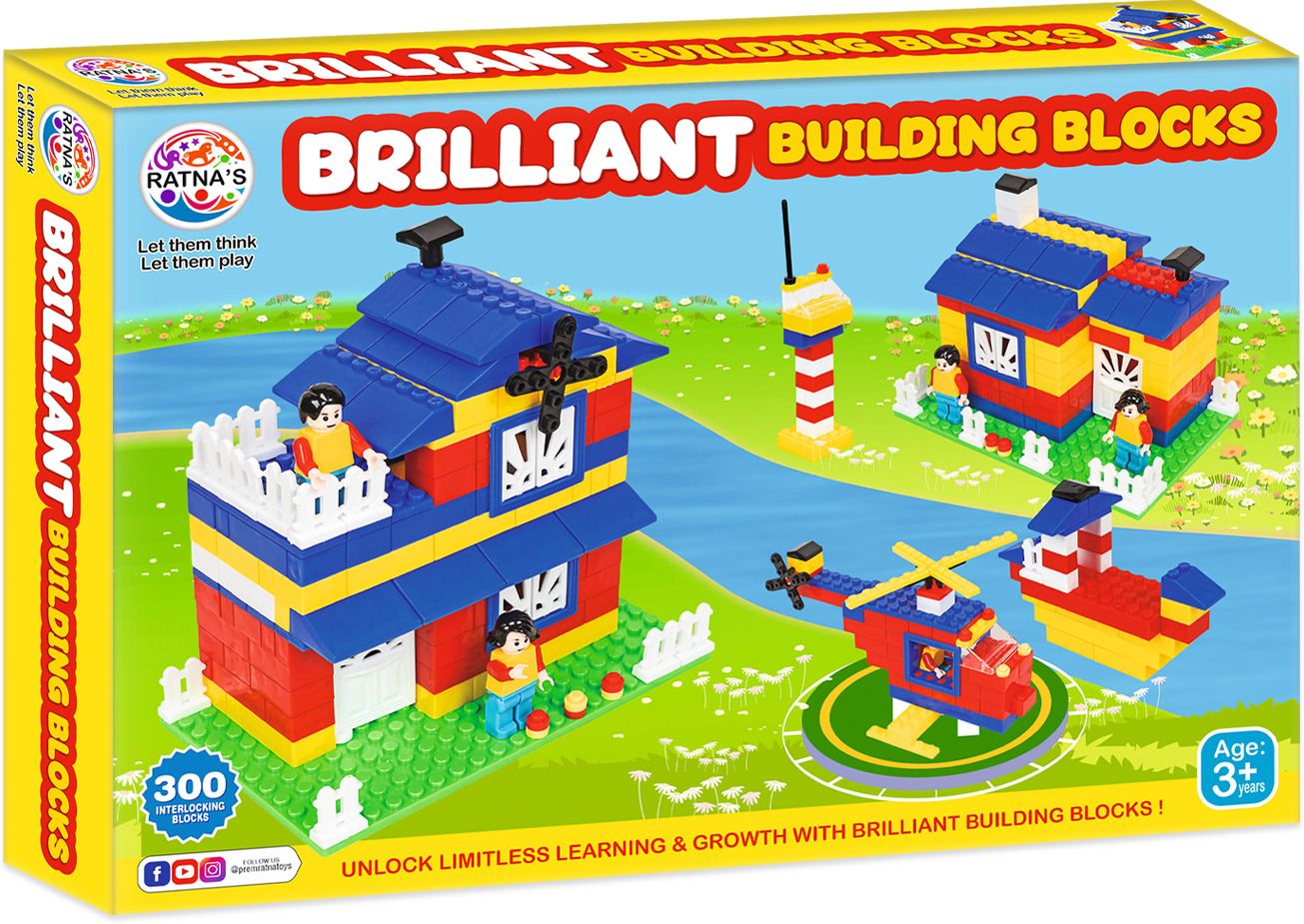 ratnas Brilliant Building Blocks (7618) 300 pcs Blokcs-picture-22