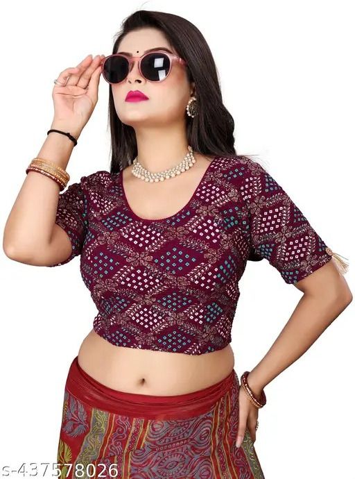 Round Neck Women Blouse