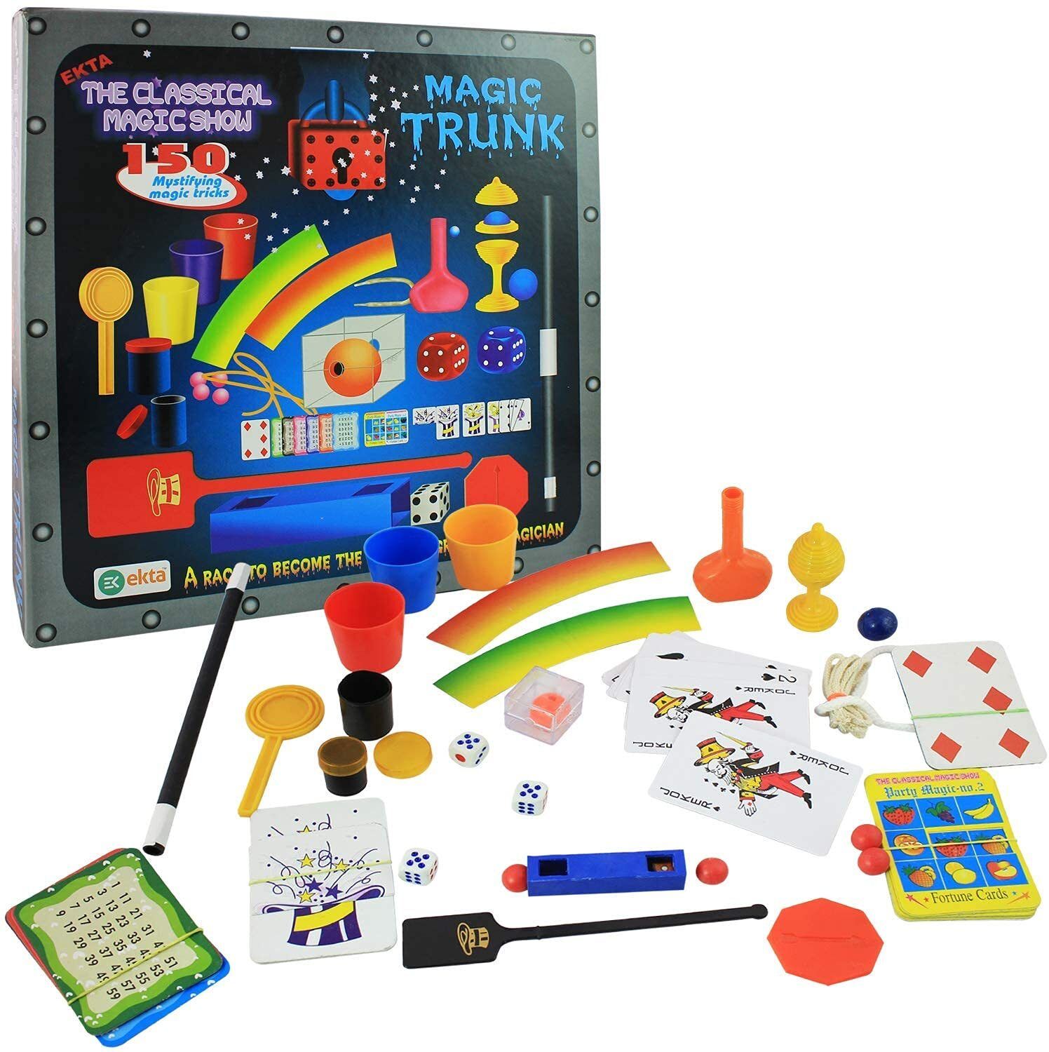 The Ultimate Magic Trunk|The Classical Magic Show|150 Mystifying Magic Tricks Board Game Accessories-image-3