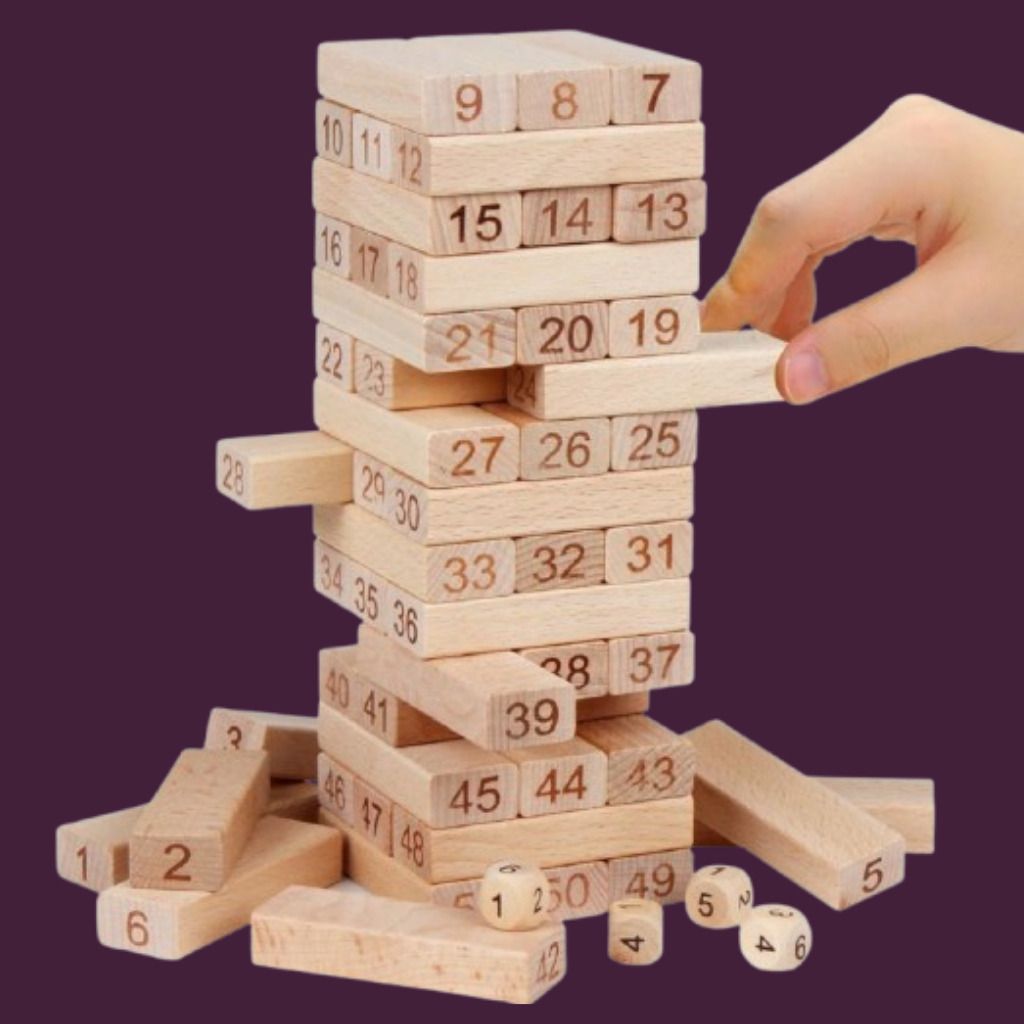ozoriva Wooden Tower Stacking Challenge Set for Endless Family Fun-picture-12