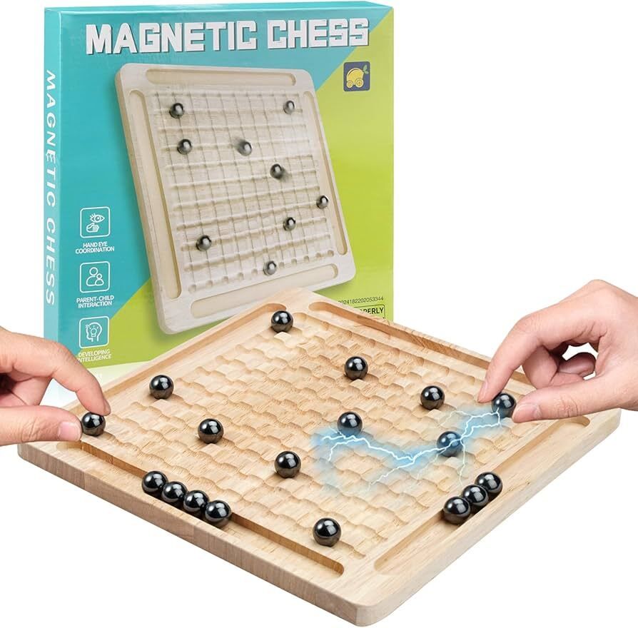 wodlebee Magnetic Stones Strategy Game 3 cm Chess Board-picture-33