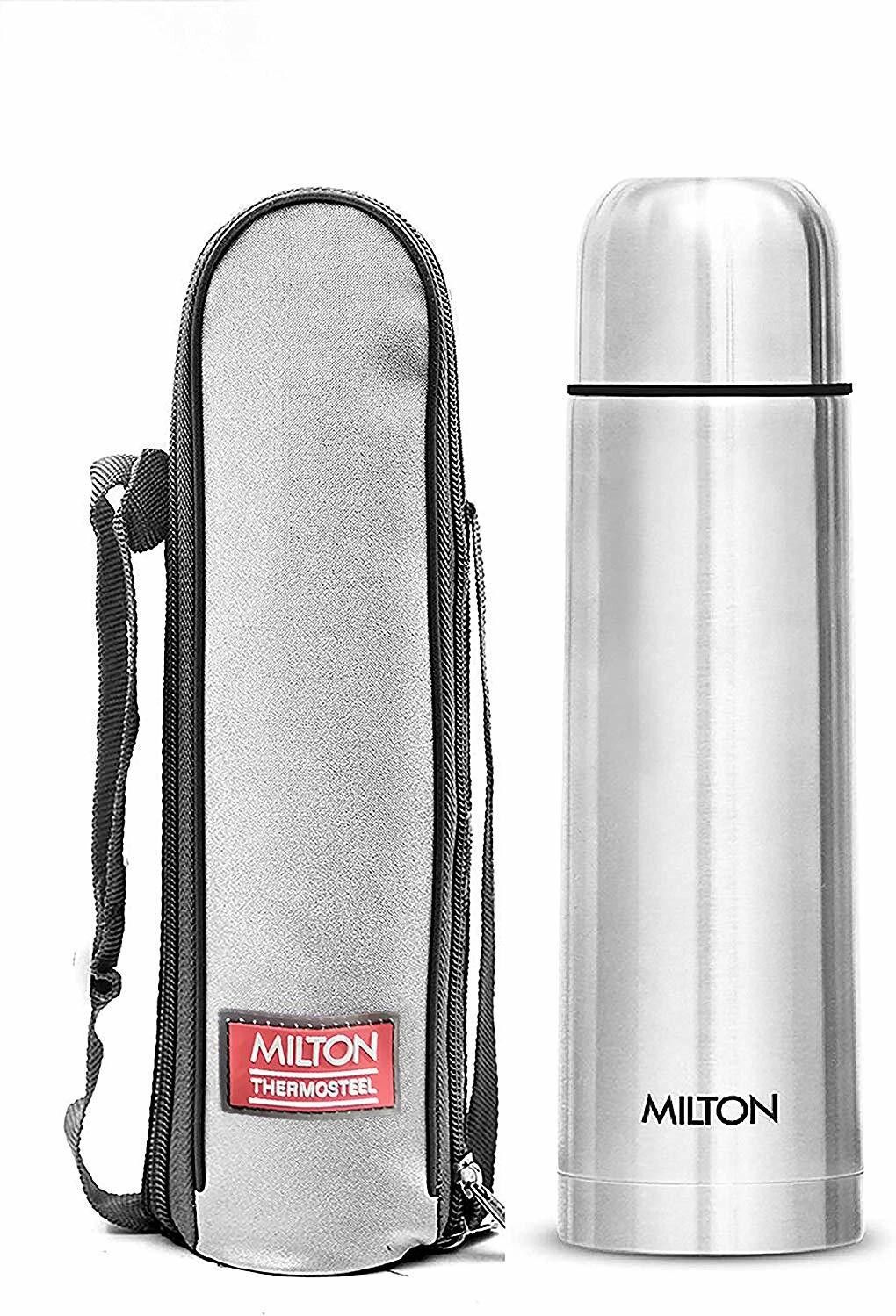 milton Plain Lid 500 Thermosteel Water Bottle, ISI Certified, 24 Hr Hot and Cold 500 ml Flask-picture-28