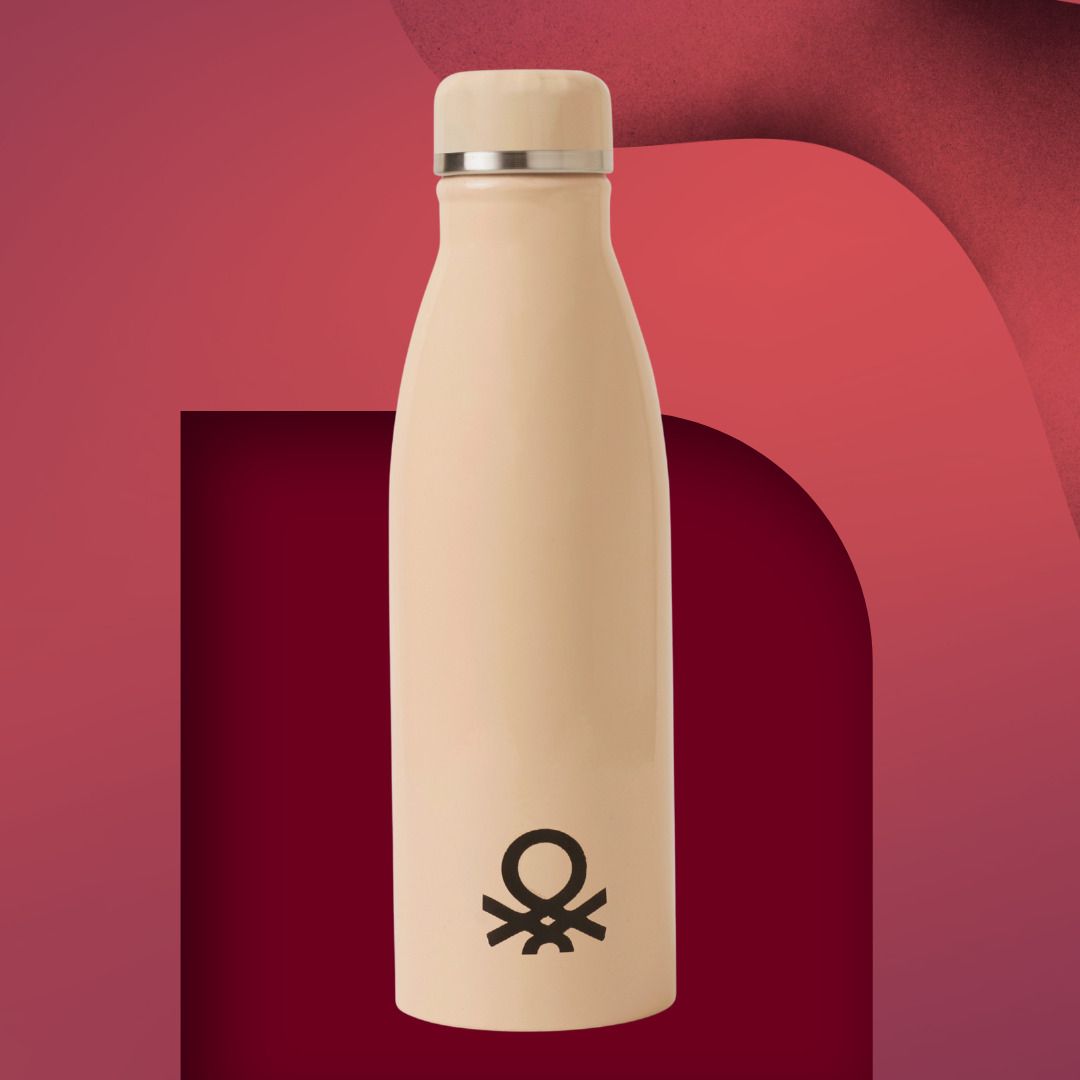 united colors of benetton Blush Stainless Steel 750 ml Water Bottle-picture-24