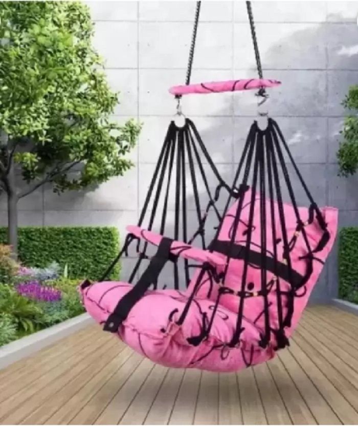 kd creation Baby Cotton Swing Chair swing Baby jula Sleeping and Washable 1 to3 Years Swings-picture-23