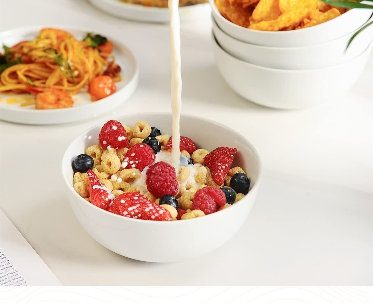 Opalware Serving Bowl 380ml (Plain, Super White), for Serving,-image-28