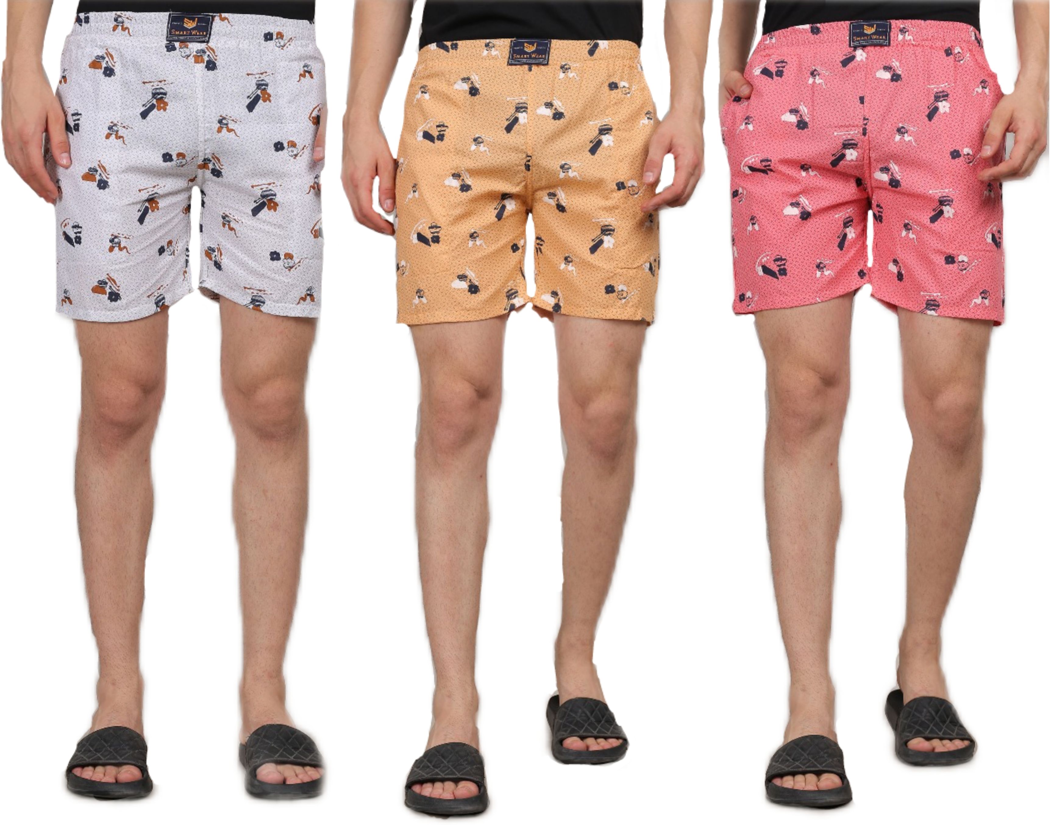 Floral Print Men Boxer