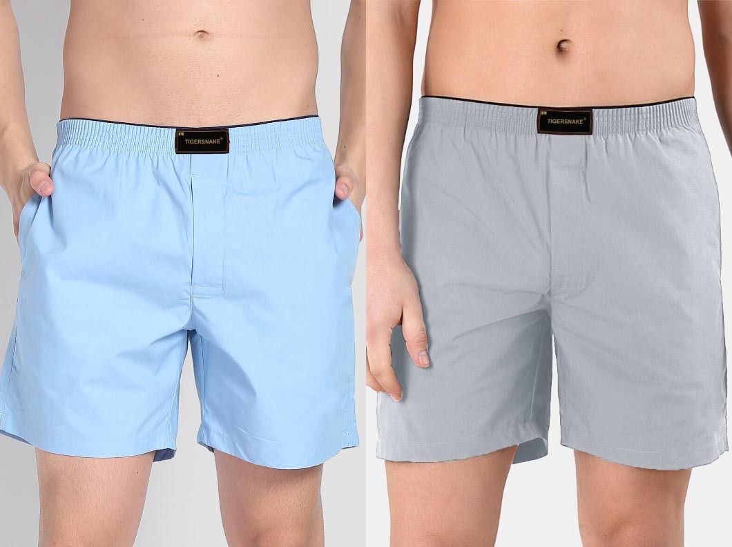 tigersnake Pack of 2 Solid Men Boxer-picture-27
