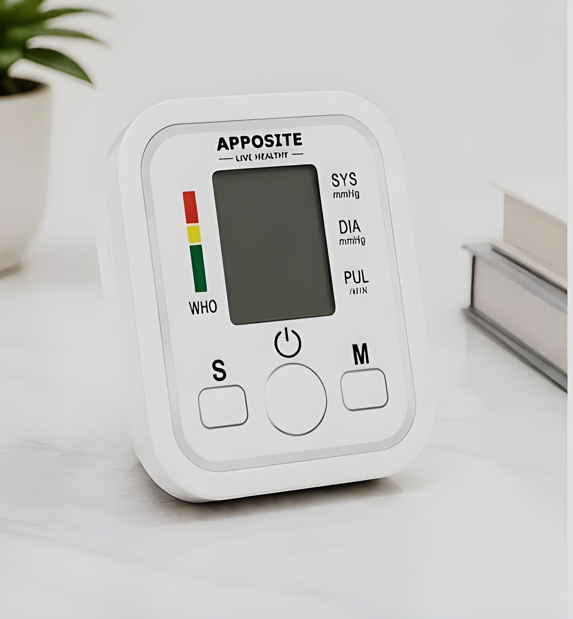 Apposite BPM Blood Pressure Monitor with Adjustable Arm Cuff and LCD Screen Bp Monitor-image-46