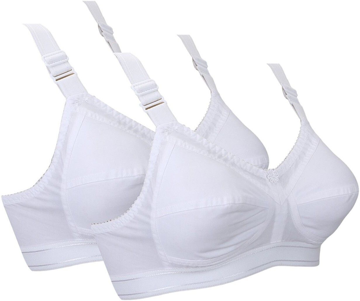 piylu Pack of 2 Women Full Coverage Non Padded Bra-picture-28