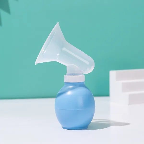Manual Breast Pump with Suction Bulb – BPA-Free (Multi-Color) - Manual
