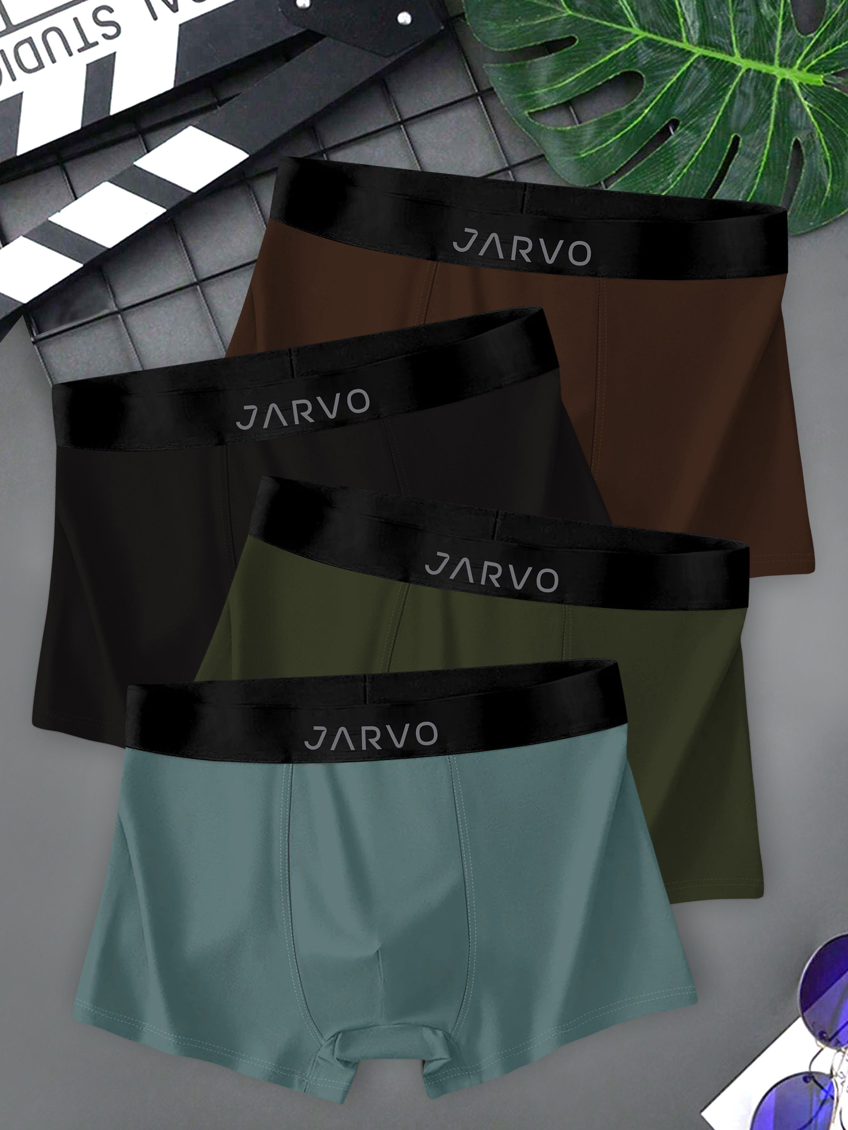 jarvo Solid Men Trunk-picture-12