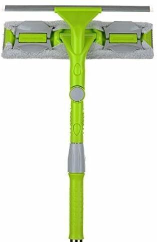 Window Glass Cleaner for Solar Panel Window Cleaner Cleaning Brush(Multicolor) Sponge Wet and Dry Broom