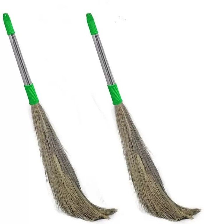 Broom combo pack for home cleaning Grass Dry Broom-image-27