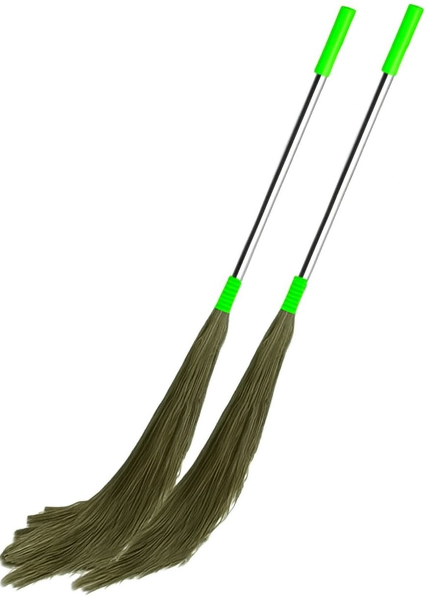 Premium Quality Natural Long-lasting Steel Handle Natural broom Grass Dry Broom