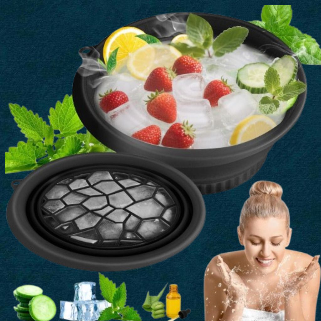 zucline Silicone Massage Bowl Ice Bucket with High Efficiency Cooling Disposable-picture-13