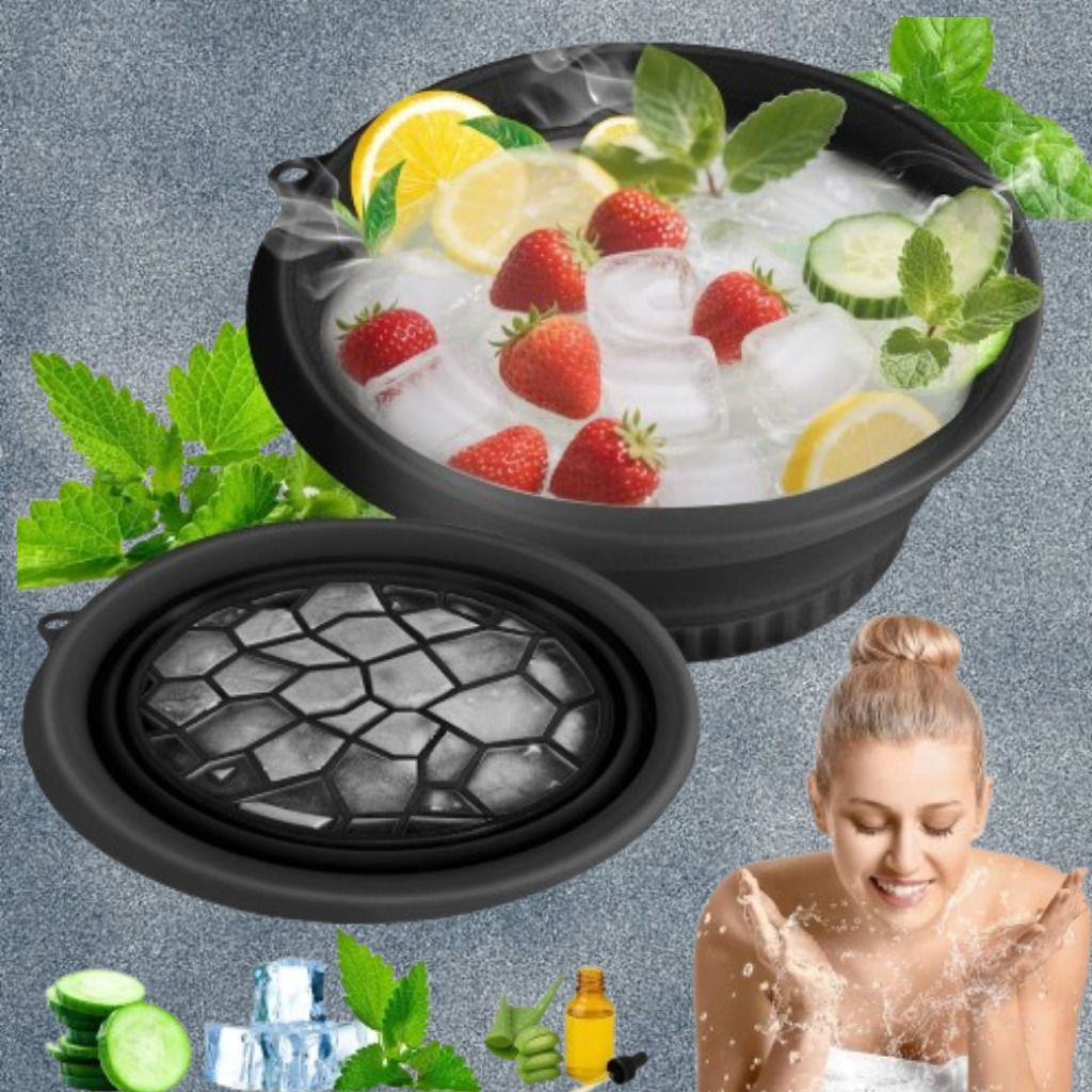 zucline Silicone Massage Bowl Ice Bucket with Easy Storage and Handling Disposable-picture-12