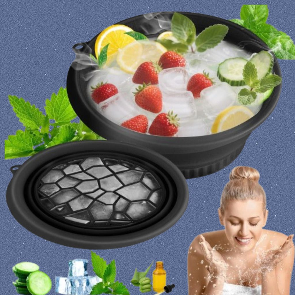 zucline Silicone Massage Bowl Ice Bucket with Smooth Surface Finish Disposable-picture-29