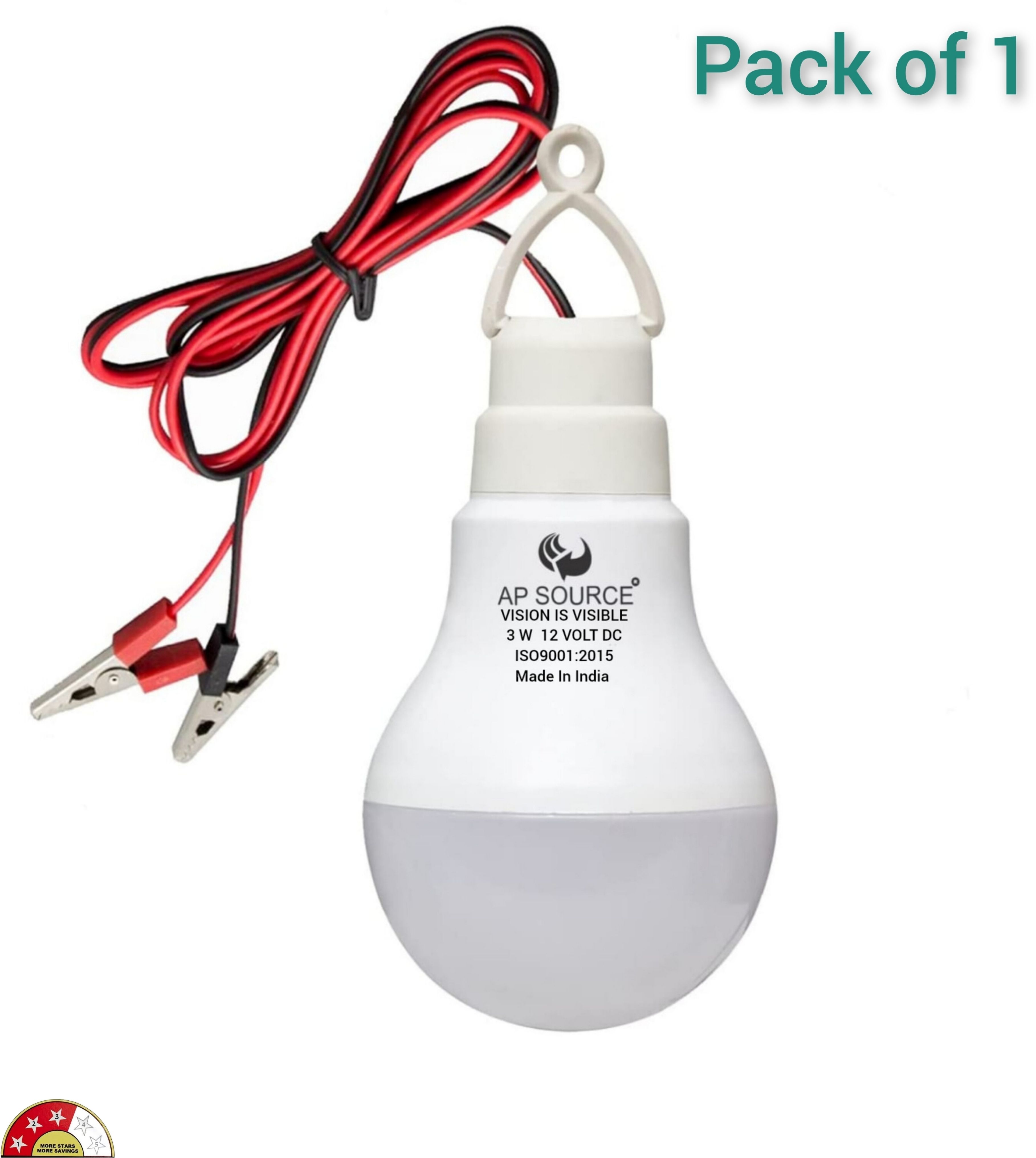 ap source 3 W Basic Round 2 Pin LED Bulb-picture-27