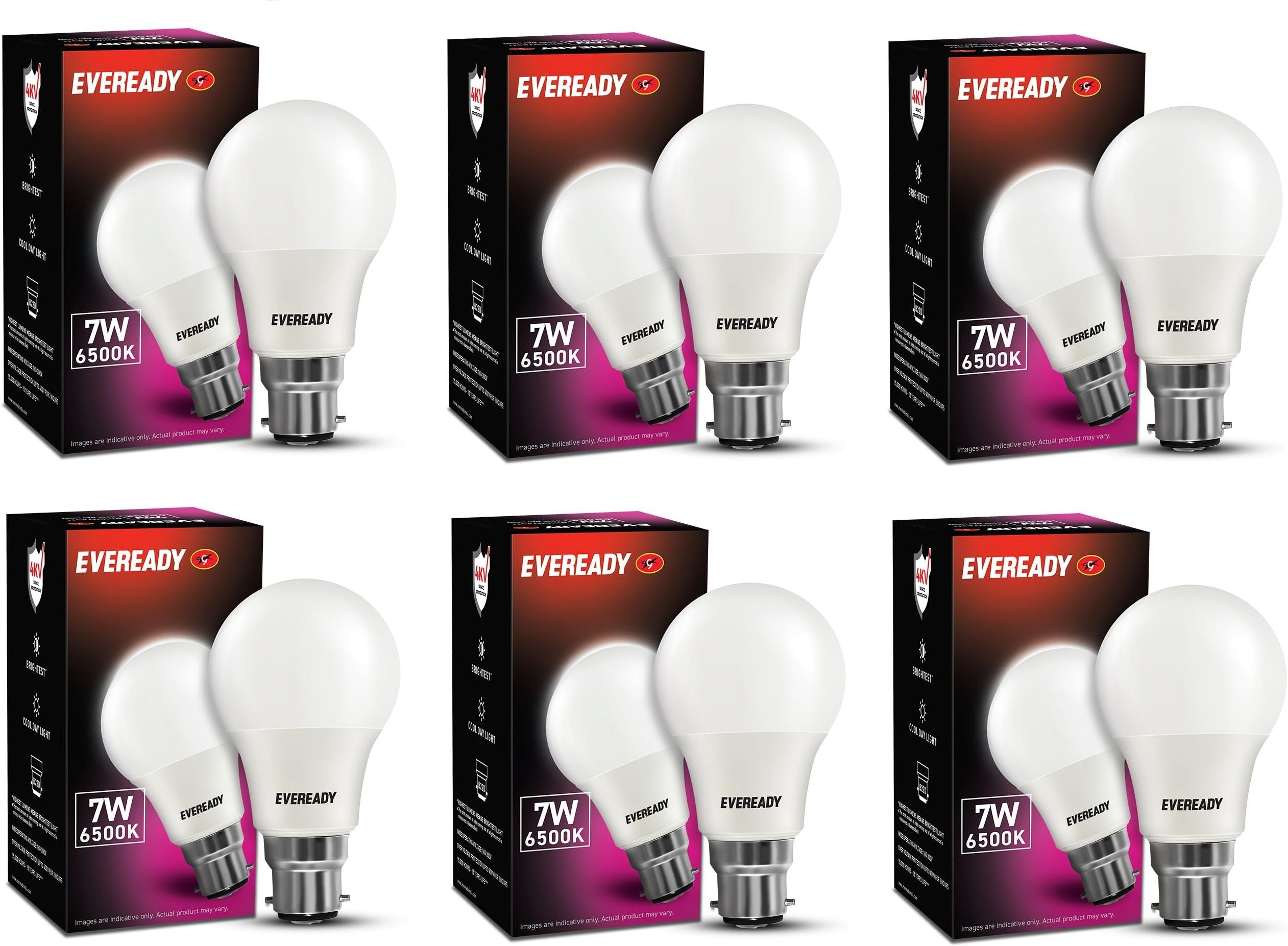 eveready 7 W Basic Round B26 LED Bulb-picture-21
