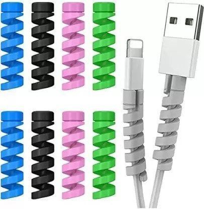 AuraBazarr Cable Protector Data Cable Saver Charging Cord Protective Cable Cover 8Pcs Cable Protector-image-29