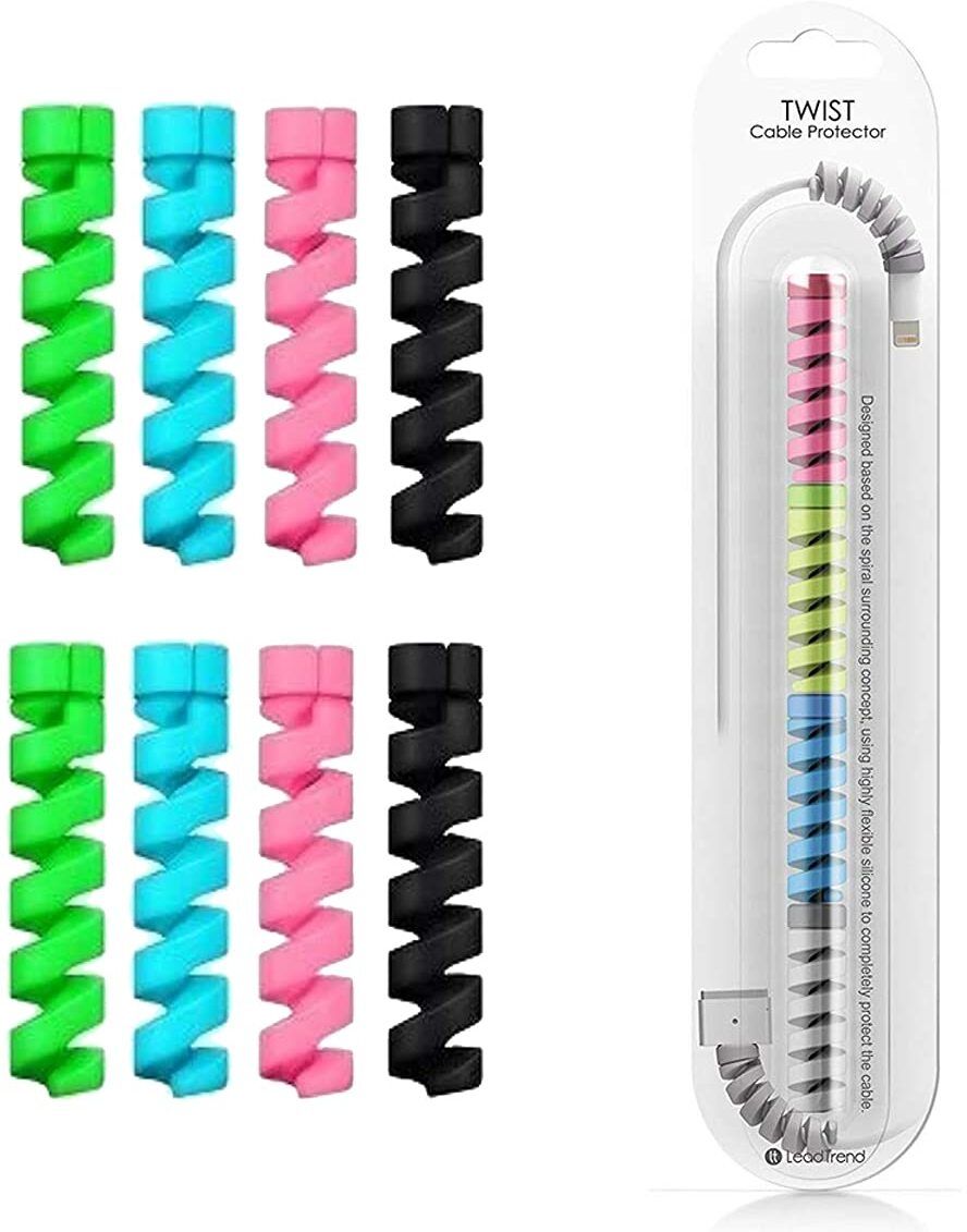 SANEHA Cable Protector Spiral Cable Tube Winder Cord Charger(RENDOM 1pcs)KUG14 Cable Protector-picture-15